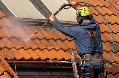 Démoussage et hydrofuge de toiture à Montagudet